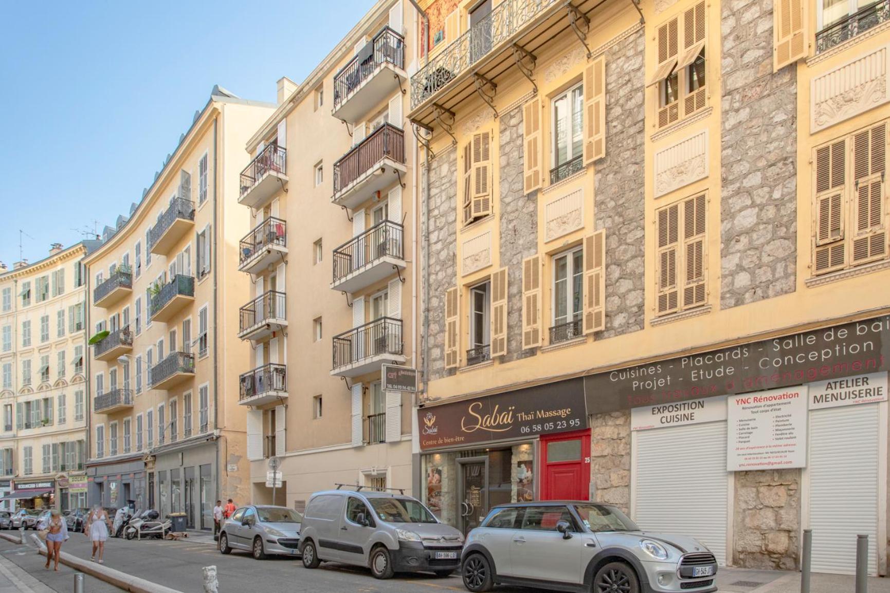 Apartment #58 Clim & Balcon 5mins Marche De La Nizza